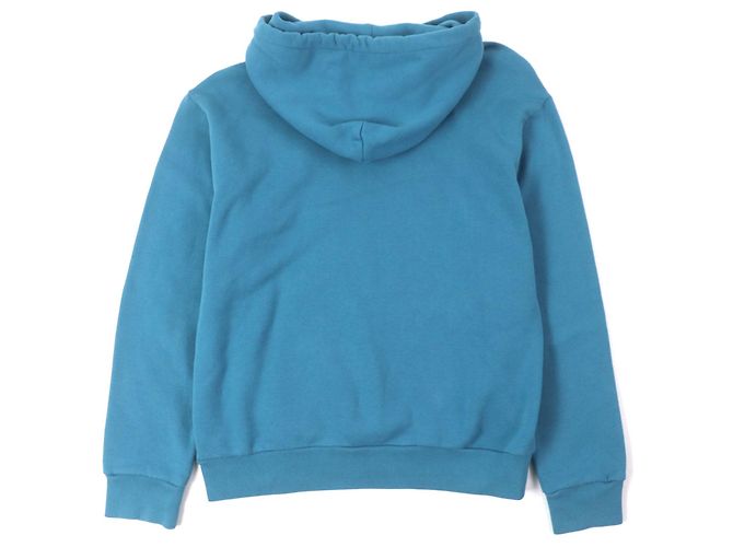 Sudadera con capucha Louis Vuitton Signature de algodón bordada Azul - vista 3