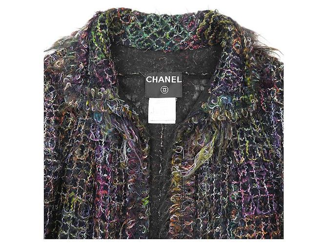 Chaqueta de mezcla de mohair Chanel 03A P22059 Multicolor - vista 12