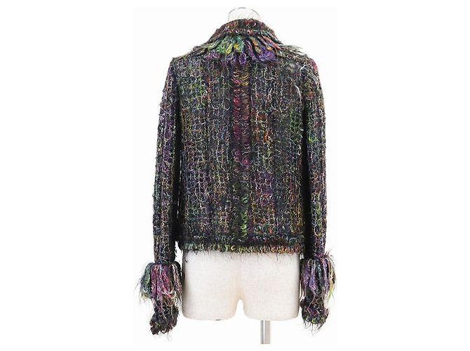 Chaqueta de mezcla de mohair Chanel 03A P22059 Multicolor - vista 7