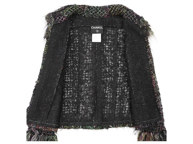 Chaqueta de mezcla de mohair Chanel 03A P22059 Multicolor - vista 8
