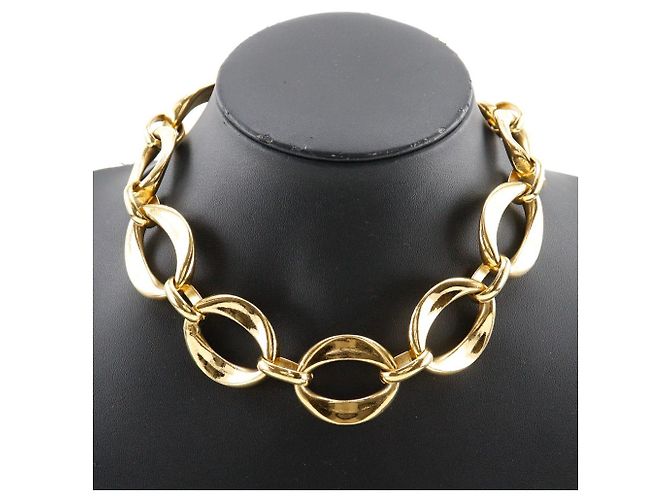 Collana Choker a Catena Chanel D'oro - vista 2