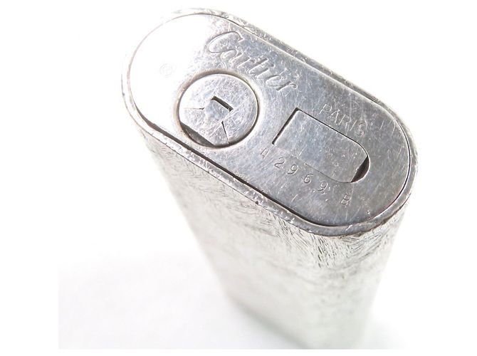 Briquet à motif intégral Cartier Argenté - vue 8
