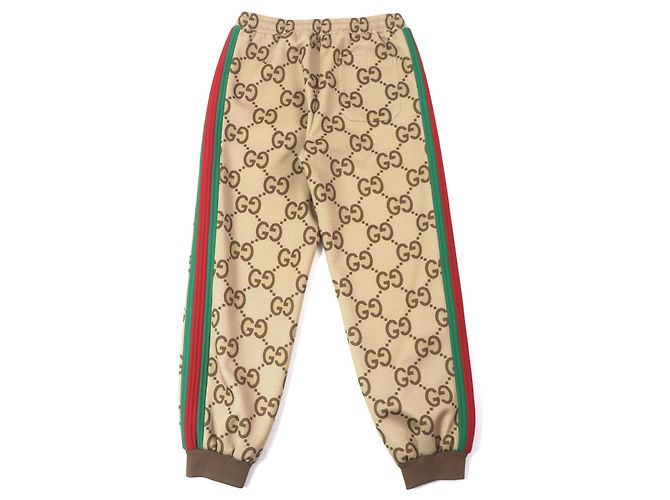 Gucci Jumbo GG Polyesterhosen Braun - Ansicht 2