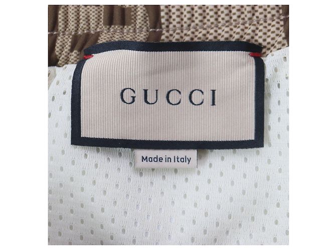 Gucci Jumbo GG Polyesterhosen Braun - Ansicht 6