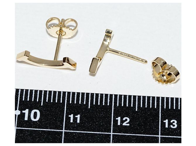Tiffany & Co Orecchini Tiffany T Smile Au750 D'oro - vista 3