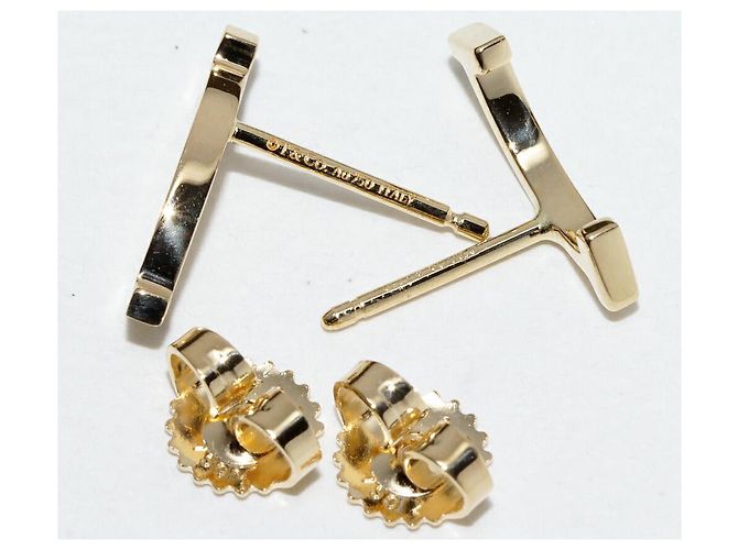 Tiffany & Co Orecchini Tiffany T Smile Au750 D'oro - vista 4