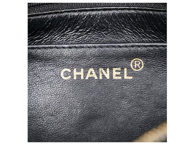 Timeless Chanel Matelassé 25 Veloursleder Rucksack Schwarz - Ansicht 10