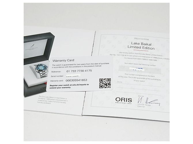 Oris Aquis Date Limited Edition Baikalsee Edelstahl Blau - Ansicht 3