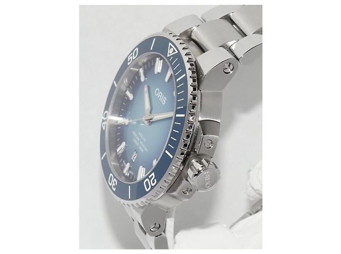 Oris Aquis Date Limited Edition Baikalsee Edelstahl Blau - Ansicht 4