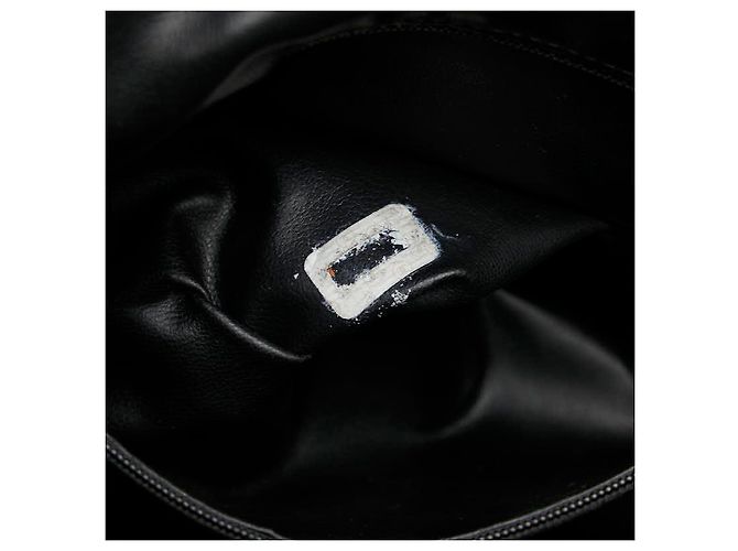 Timeless Chanel Matelassé Lammfell Rucksack Schwarz - Ansicht 11