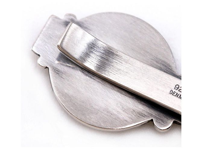 Autre Marque Clip per cravatta in argento 925 con motivo nave a vela Georg Jensen - vista 5