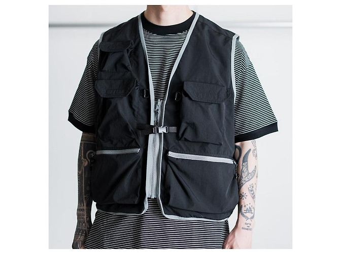 Autre Marque Chaleco utilitario 2WAY Acy de nailon Negro - vista 3