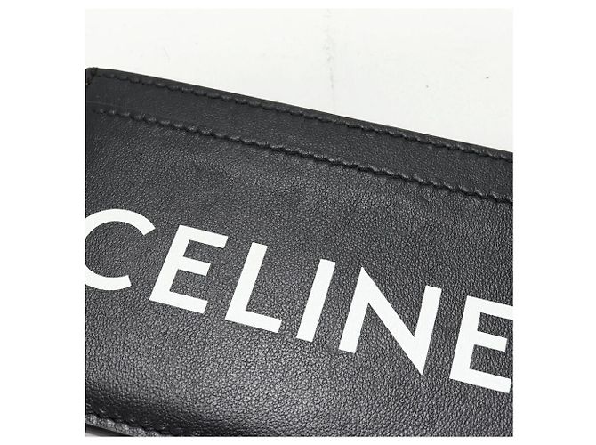 Céline Celine 10B703DMF.38SI Estuche para tarjetas de piel de ternera lisa Negro - Ansicht 5