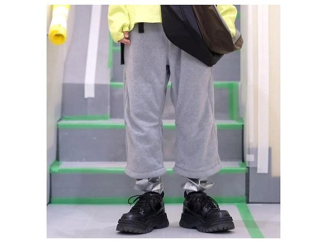 Autre Marque 2WAY Fleece-Hose OL (OUTLIERS) Grau - Ansicht 3