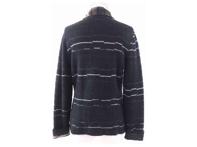 Cárdigan de lana mohair COCO Mark de Chanel Azul Azul marino - vista 4