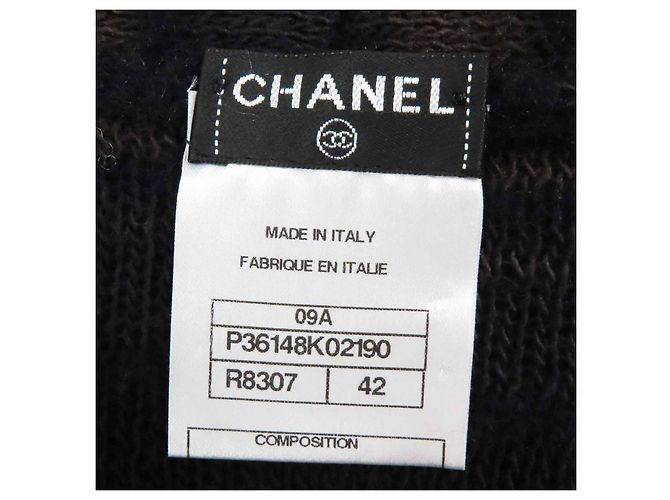 Cárdigan de lana mohair COCO Mark de Chanel Azul Azul marino - vista 7