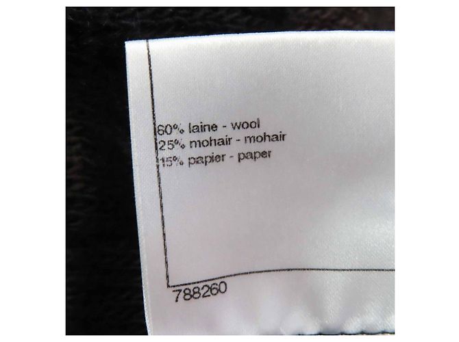 Cárdigan de lana mohair COCO Mark de Chanel Azul Azul marino - vista 8