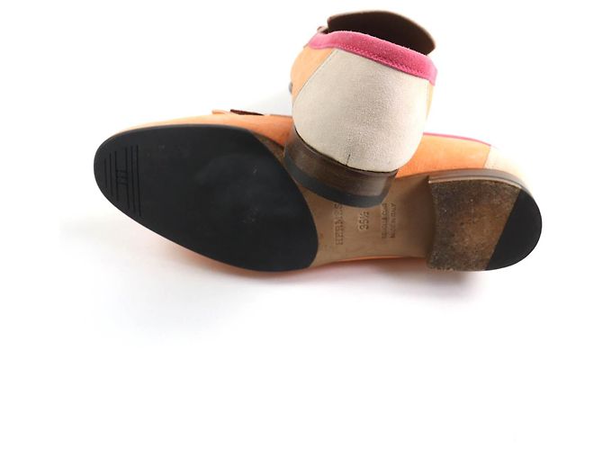 Mocassini in suede con nappine HMetal Royal di Hermès Multicolore - vista 7