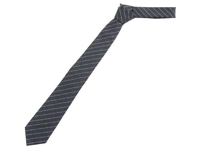 Gucci Wool Tie Grey Dark grey - view 4