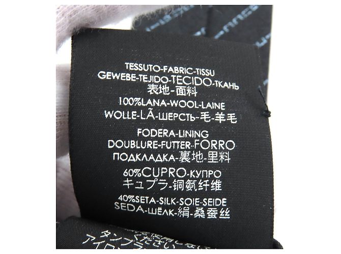 Gucci Wool Tie Grey Dark grey - view 8