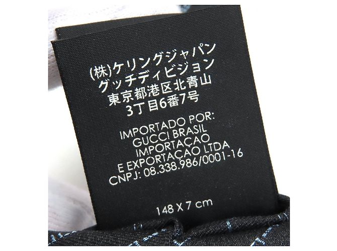 Gucci Wool Tie Grey Dark grey - view 9