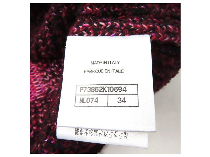 Chanel P73852 Tejido de Cachemira y Lana Rosa - vista 7