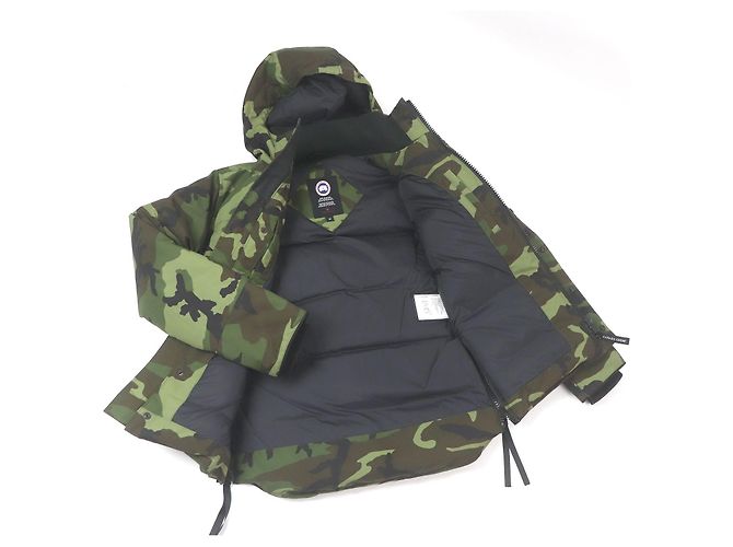 Autre Marque Canada Goose MAITLAND PARKA Chaqueta de poliéster y algodón con plumón Verde - vista 3