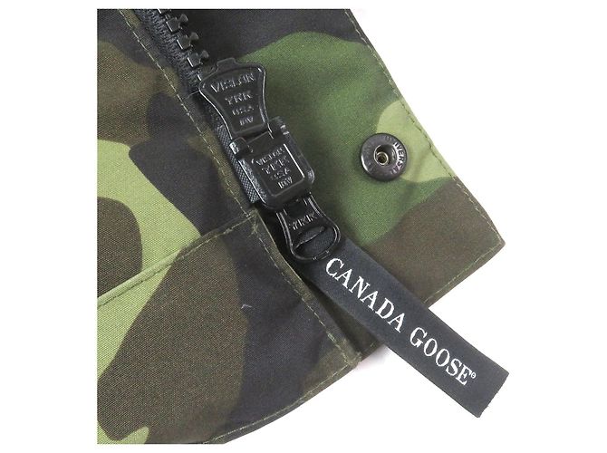 Autre Marque Canada Goose MAITLAND PARKA Chaqueta de poliéster y algodón con plumón Verde - vista 6