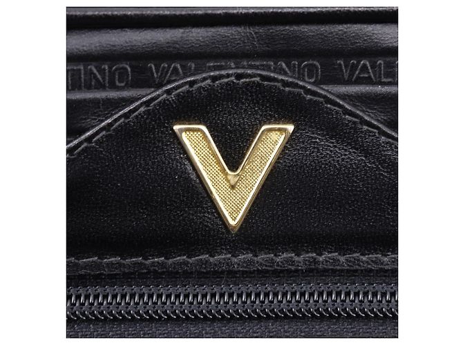 Autre Marque Borsa 2 in 1 in pelle con logo V di Mario Valentino Nero - vista 15
