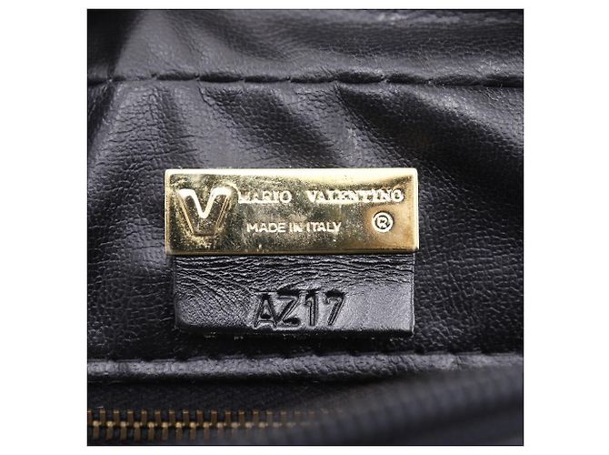 Autre Marque Borsa 2 in 1 in pelle con logo V di Mario Valentino Nero - vista 18