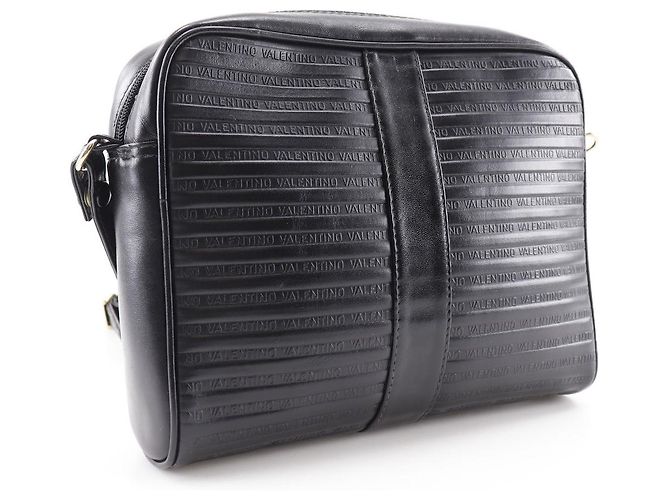 Autre Marque Borsa 2 in 1 in pelle con logo V di Mario Valentino Nero - vista 3