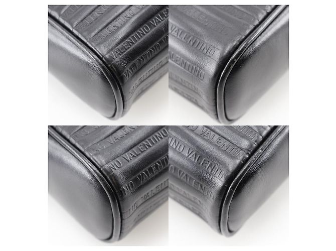 Autre Marque Borsa 2 in 1 in pelle con logo V di Mario Valentino Nero - vista 4