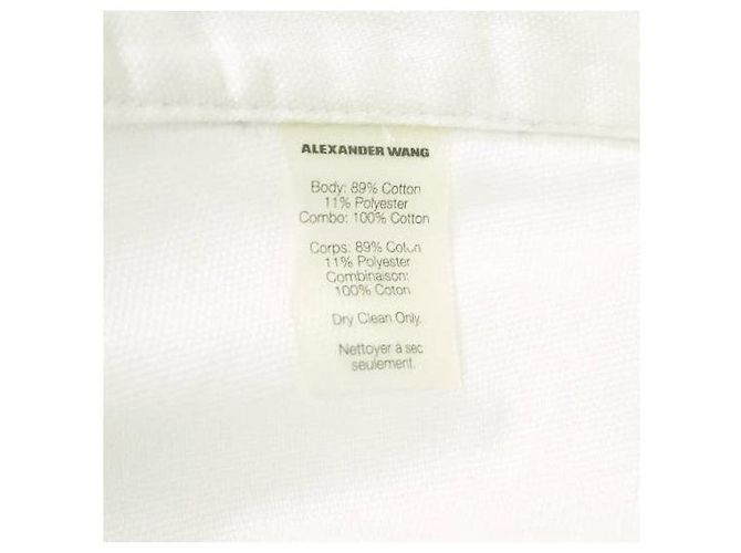Autre Marque Kombination Slim Hose aus Baumwolle Polyester von ALEXANDER WANG Grau - Ansicht 10