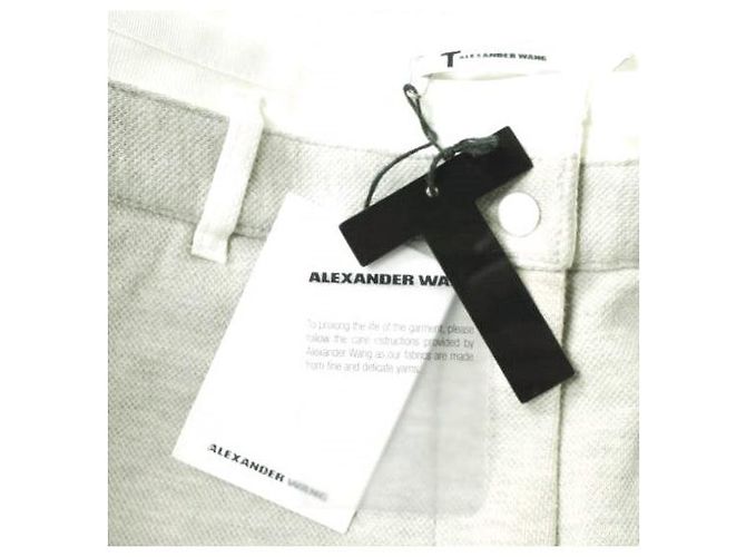 Autre Marque Kombination Slim Hose aus Baumwolle Polyester von ALEXANDER WANG Grau - Ansicht 3