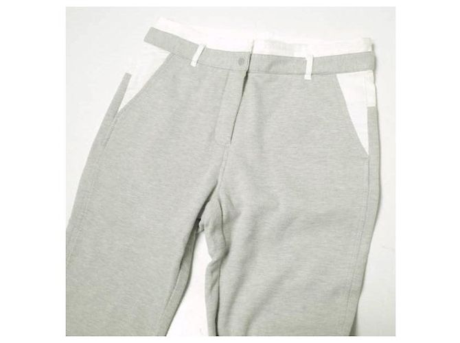 Autre Marque Kombination Slim Hose aus Baumwolle Polyester von ALEXANDER WANG Grau - Ansicht 4