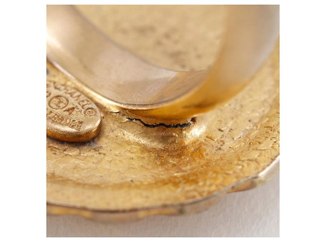 Chanel Ring mit Blumenmotiv Golden - Ansicht 4