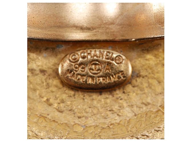Chanel Ring mit Blumenmotiv Golden - Ansicht 8