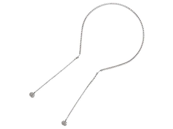 Fascia argentata Gucci GG x Rhinestone per donne Argento - vista 2