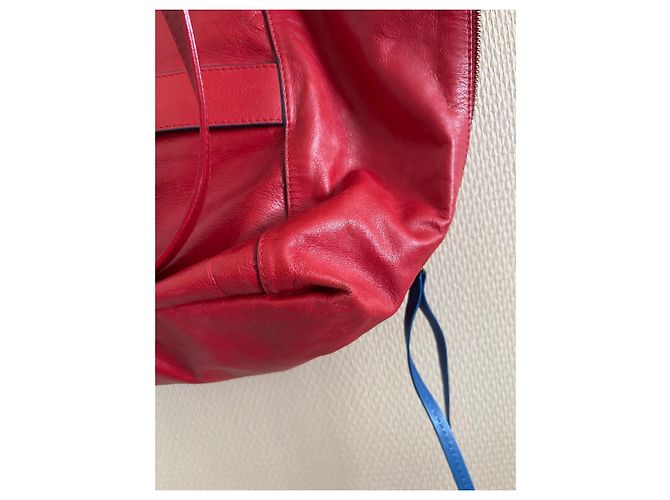 Borsa a mano Gerard Darel in pelle rossa Rosso - vista 4