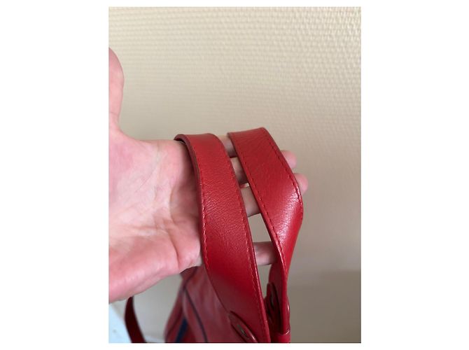 Borsa a mano Gerard Darel in pelle rossa Rosso - vista 5