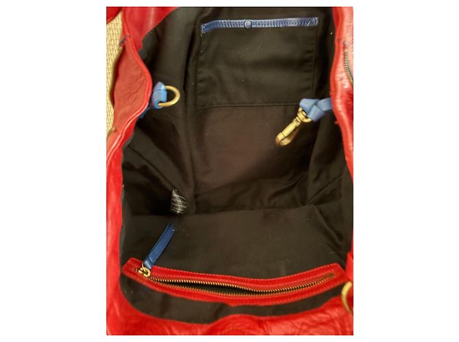 Borsa a mano Gerard Darel in pelle rossa Rosso - vista 7