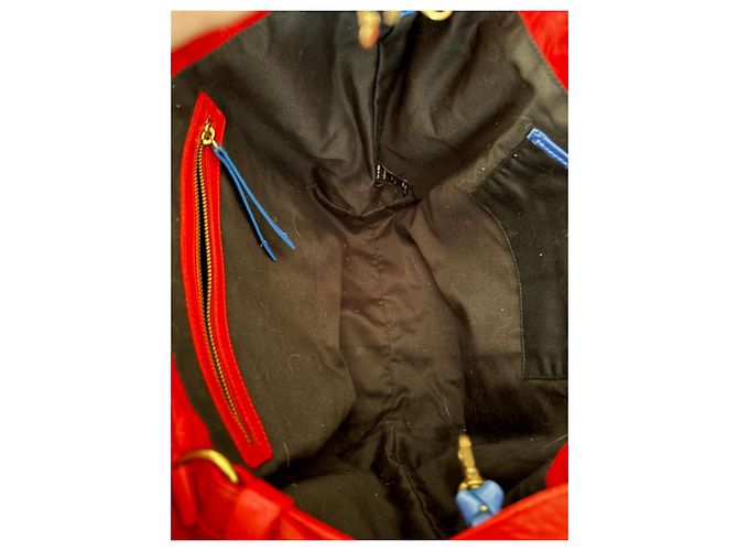 Borsa a mano Gerard Darel in pelle rossa Rosso - vista 8