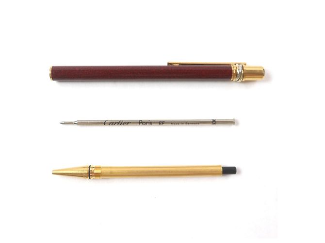 Bolígrafo Cartier Trinity Castaño - vista 3