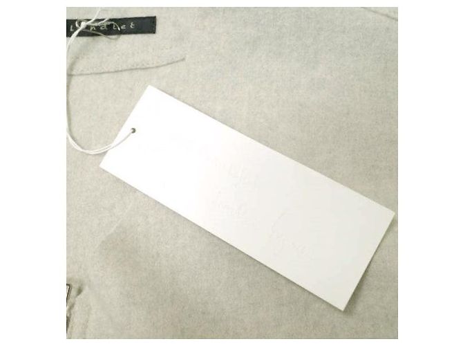 Autre Marque mi hermoso landlet Chaleco de Lana de Tela MELTON Beige - vista 4