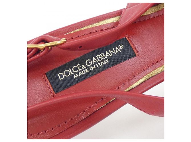 Dolce & Gabbana Décolleté Dolce&Gabbana Rosso - vista 6