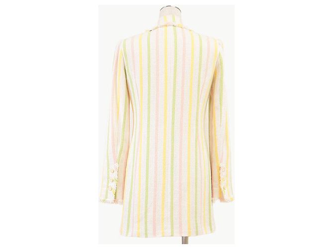 Chaqueta de tweed Chanel 04C P22464 Blanco - vista 9