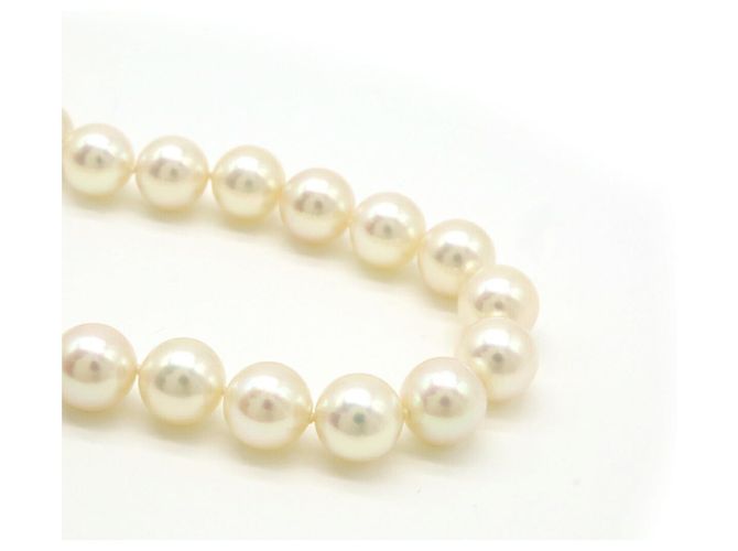 Autre Marque Collar largo de perlas Beige - vista 3