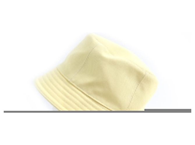 Cappello bucket in cotone Calvi di Hermès Giallo - vista 3