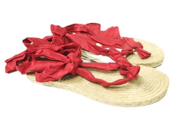 Autre Marque Sandali Espadrilles Cervera di MUVEIL Rosso - vista 3