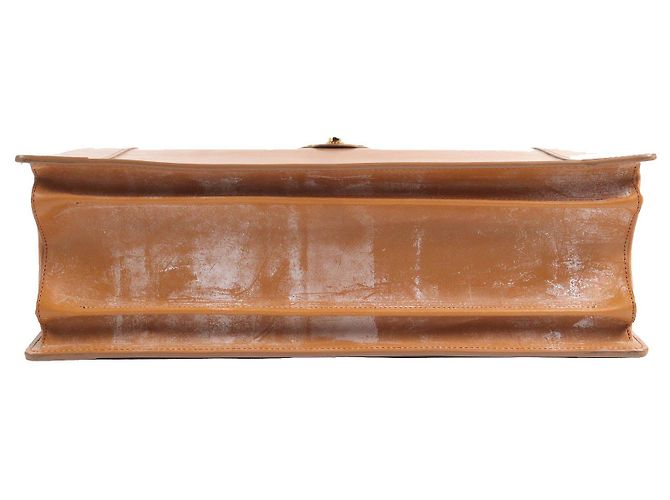 Autre Marque CIMABUE Bolsa Alexander Dulles Bolsa de negócios em couro bridão Marrom Camelo - vista 5